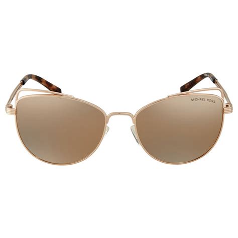 Michael Kors St. Lucia MK1035 11085A 55 Rose Gold Sunglasses